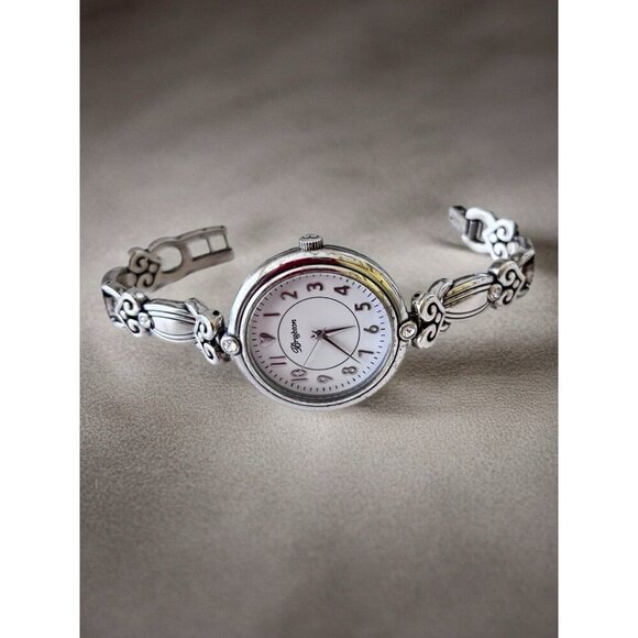 Brighton La Palma Watch Silver Hearts Crystals 7\